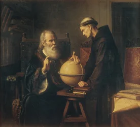 Galileo Demonstrating the New Astronomical Theories at the University of Padua